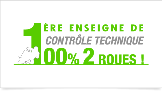 premiere enseigne de controle technique 100% deux roues